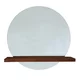 Hanah Home Ogledalo Sunset, 70x70cm, Braon