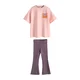 Next Komplet svetlo modra/jajčevec/oranžna/roza