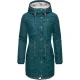 Ragwear Zimska jakna Canny rjava/zelena/črna/bela