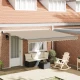 Povlačivi tende Bež 400 × 300 cm 100% Poliester i Aluminij