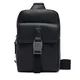 Torbica za okrog pasu Calvin Klein Emblem Hw Sling LV04D3507G Črna