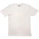 Nirvana White Happy Face (Hi-Build White-On-White) White L Majica