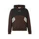 Mikina adidas Cutline Hoodie Aurora Coffee/ Utility Black XXL