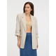 Beige womens blazer Vero Moda Frida - Women