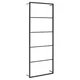Vidaxl Stojalo za brisače črno 45x10x115 cm jeklo