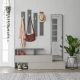 Hanah Home Cipelarnik 137x54,5x35cm Antracit-Krem