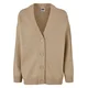 Womens oversized cardigan - beige