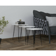 Hanah Home HANAH HOME Mali - Black, White klubska mizica, (20870100)