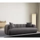 Atelier del Sofa Trosed Puffy 3 Plain, 255x115x77 cm, Antracit