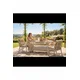 HANAH HOME Baštenska garnitura Hisar 3+1+1 Beige White