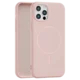 Velvet Touch MagSafe maska za iPhone 12/12 Pro - Roze