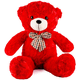 shumee Teddy Classico 90cm - rdeč
