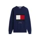 TOMMY HILFIGER Pulover Gifting mornarska/rdeča/bela
