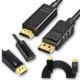 Kabel DisplayPort DP na HDMI 4kx2k, adapter 1,8 m