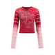 Ed Hardy Majica roza/rdeča/bela