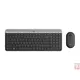 Logitech Wireless Combo MK470, slim keyboard, optical mouse, USB receiver, graphite, US