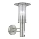 Eglo Lisio spoljna zidna lampa/1, e27, senzor, inox/staklo