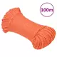 Radno uže narančasti 6 mm 100 m od polipropilena