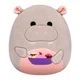 SQUISHMALLOWS Sivi povodni konj s sladoledom - Harrison