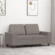 VIDAXL Dvosed taupe 120 cm blago
