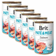 Konzerva Brit Paté & Meat Salmon 6x400 g