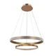 Hashim Visilica 60+40cm Zlatna 22W+34W LED Prozirni Kristali ( 15021 )