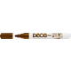 Marker za barvo, 2-4 mm, ICO Decomarker, rjav
