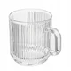 Altom Prozorna, reliefna, elegantna steklena skodelica 360 ml, 1 kos. Selena