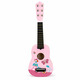 Dječja drvena gitara Pink Butterfly