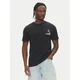 Quiksilver Majica Palm Lines Ss EQYZT08057 Črna Regular Fit