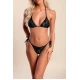 Dvodelne bikini kopalke, črne