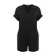 Womens short modal jumpsuit in black color