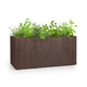 Blumfeldt Solid Grow Rust, cvetlični lonec, 80x38x38 cm, fibreclay, rjasta barva (GDW11-Solidgrow8040)