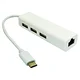 E-GREEN USB Adapter 3.1 tip C HUB (3 port USB 2.0 + 1port fast ethernet) beli