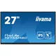 Iiyama ProLite T2755MSC-B1 - LED monitor27 touchscreen 1920 x 1080 Full HD (1080p) @ 60 Hz IPS 400 cd/m2 1000:1 5 ms HDMI DisplayPort speakers black