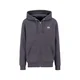ALPHA INDUSTRIES Majica Basic Zip temno siva
