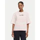 TOMMY HILFIGER Majica Logo Embroidery Relaxed mornarska / rdeča / bela
