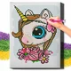shumee 5D diamantno vezenje z okvirjem diamantna slika mozaik za otroke Oh Art!
