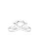 TOUS Prstan Infinity 1004671512 Srebrna