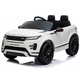 Električna igračka Range Rover EVOQUE, enojna, bela, usnjeni sedeži, MP3