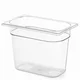 shumee Prozorna GN polikarbonatna posoda 1/4 višine 150 mm - Hendi 861615