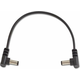 RockBoard Power Supply Cable Black 15 cm angled/angled