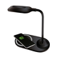 LED stona lampa LED/3W/5V sa bežičnim punjenjem crna
