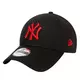 New York Yankees New Era 9FORTY Essential Red Logo kačket