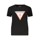 GUESS JEANS SHORT SLEEVE T-SHIRT WOMEN BLACK