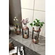 HANAH HOME Drvena polica za biljke Flower Desk Round Walnut
