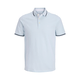 JACK & JONES Majica JJEPAULOS svetlo modra/temno modra/bela