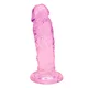 Woomy Zooozy Extra Slippery Jelly Dildo Pink
