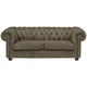 Landscape CHESTERFIELD ZOFA, umazano rjava tekstil