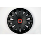 CAR 888 ACCESSORIES Univerzalne Ratkapne 15 Black/Red Abs Set